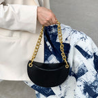 Sac femme bandoulière unique sac aisselles sac croissant assorti