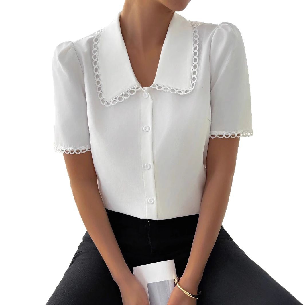 Chemisier en mousseline chic pour femme – collection Printemps