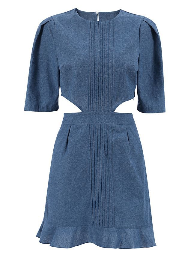 Jupe en jean bouffante décontractée pour femme