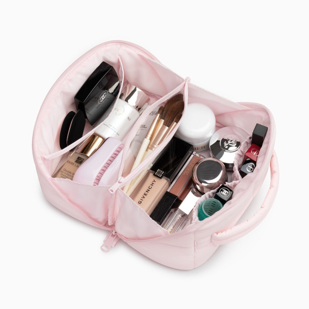 Trousse de Toilette Portable Grand Format - Organisateur de Maquillage à Main