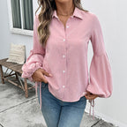 Chemise élégante à rayures pour femme