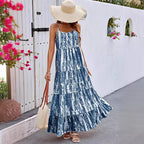 Robe à bretelles Tie-dye