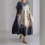 Women's Elegant Casual Printed Short Sleeve Dress