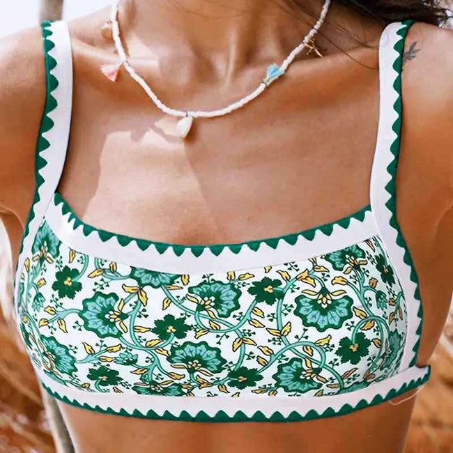 Magnifique bouton de fleur Maillot de bain sexy pour la plage Main Image