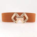 Décoration de joint de taille large pour femme avec ceinture élastique