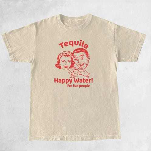 T-shirts Graphiques Rétro Tequila Femme Mignons Drôles Alcoo