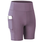 Nouveau Short de Yoga de Poche pour Femmes