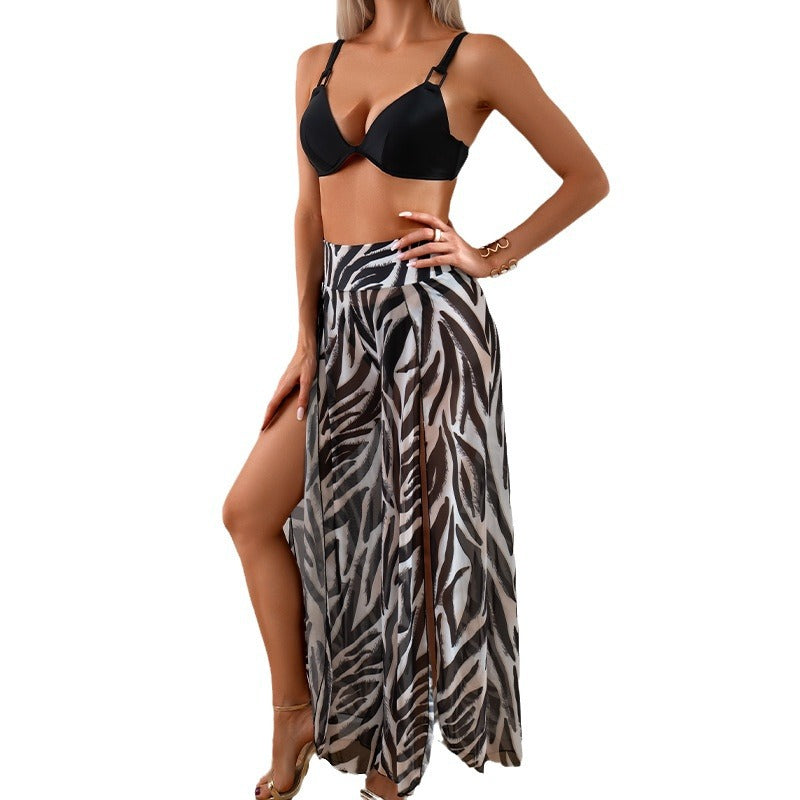 Maillot de bain bikini trois pièces pour femme