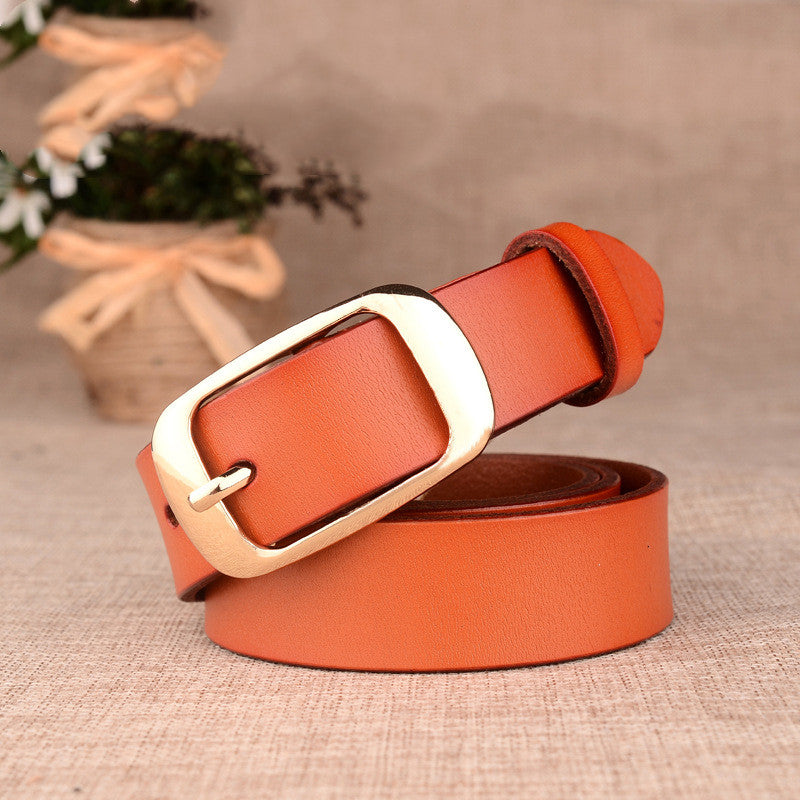 Ceinture en cuir pour femmes
