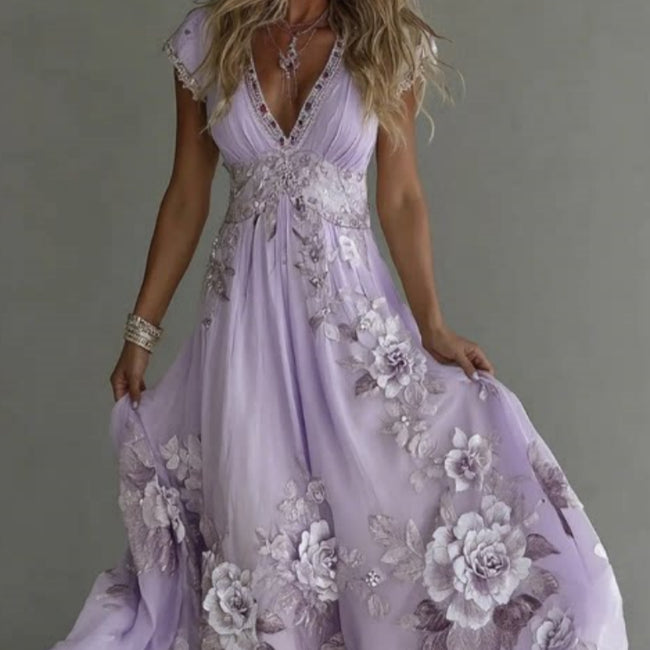 Robe Imprimée Pour Femmes Hover Image