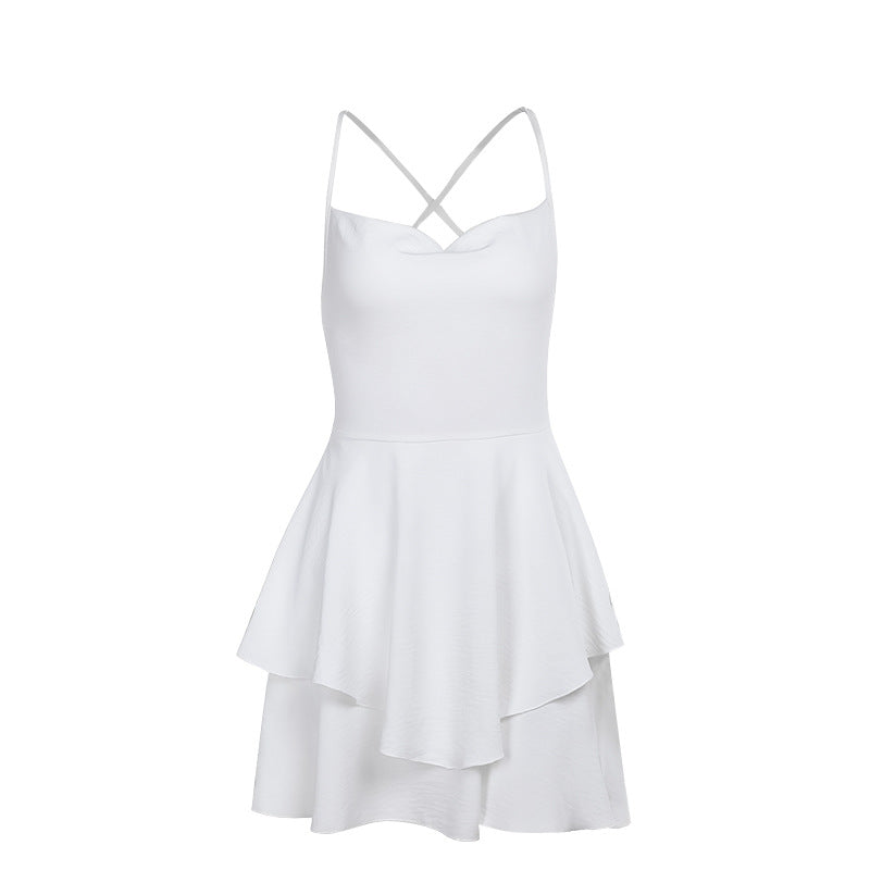 Robe plissée élégante et distinguée pour femme