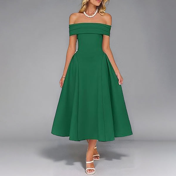 Robe bustier asymétrique pour femme