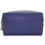 Trousse de Maquillage Octogonale Carrée en Cuir PU, Design Simple
