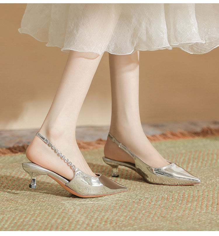 Talons hauts printemps bouche peu profonde