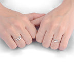 Bagues assorties pour homme et femme