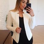 Blazer uni à manches longues S-5XL PYR