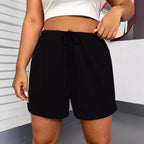 Shorts de sport pour femme avec cordon de serrage – Yoga et activités de plein air
