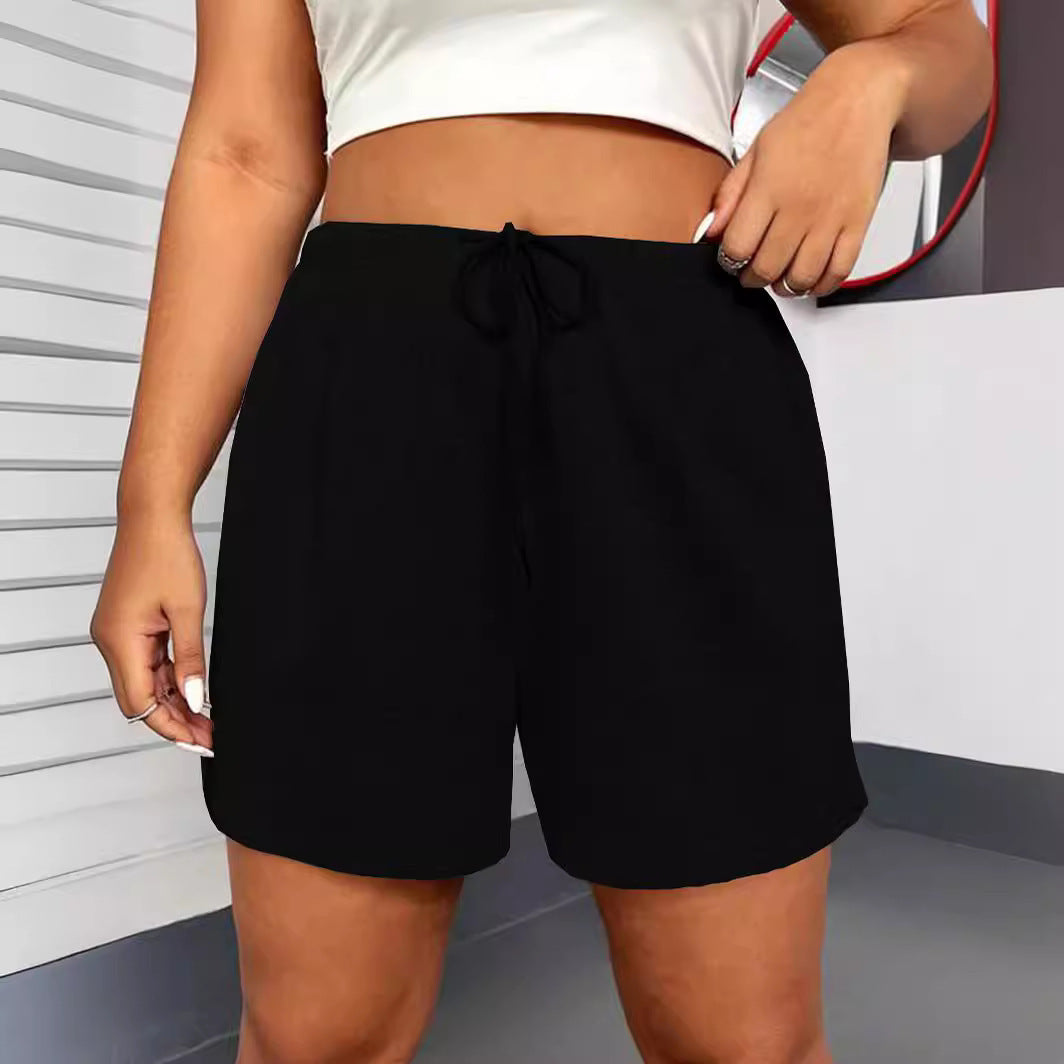 Shorts de sport pour femme avec cordon de serrage – Yoga et activités de plein air