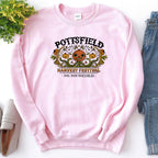 Sweat-shirts d'Halloween à imprimé citrouille pour femmes