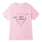 Harry Styles Fine Line T-shirt coréen femme hauts de mode chemises à manches courtes col rond t-shirts loisirs haut décontracté dames