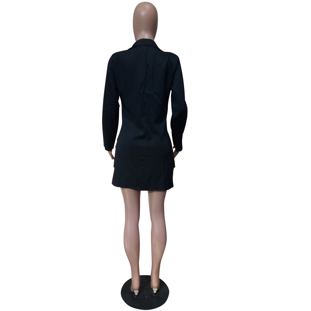 Blazer double boutonnage taille cintrée