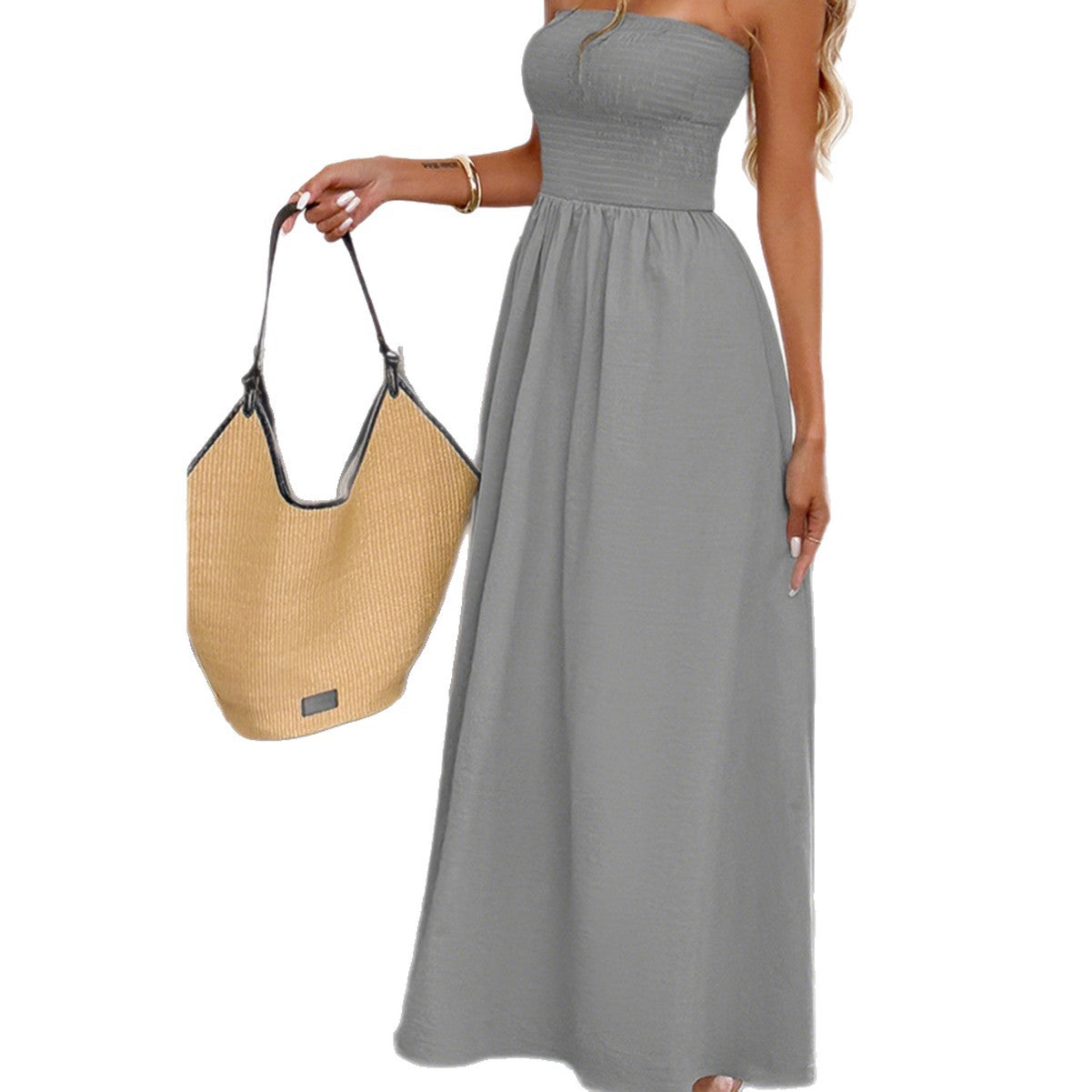 Robe bustier cintrée pour femme