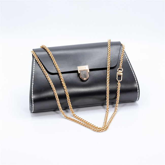 Sac carré pour femme, bandoulière chaîne sensuelle, se porte avec tout Main Image