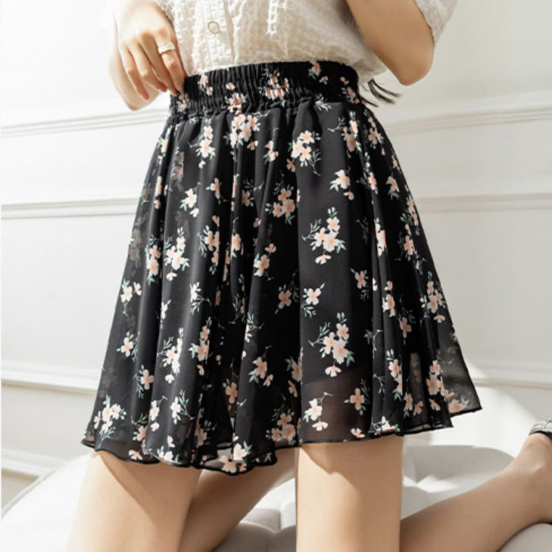 Robe d'été florale en mousseline pour enfants grandes tailles