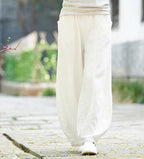 Tight Waist Plus Size Loose Trousers Women Casual Pants