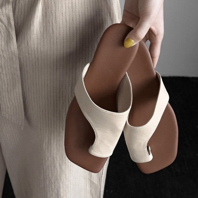 Sandales à enfiler 2026 nouvelle mode avec nœud, chaussures polyvalentes d'extérieur pour femmes à bout ouvert Main Image