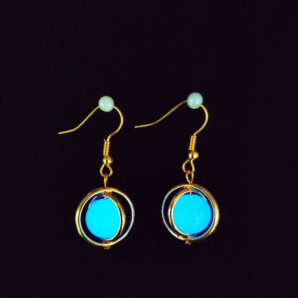 Boucles d'oreilles en alliage "Tempérament étoiles et lune" pour femmes