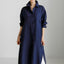 Cardigan Femme Coton et Lin Robe Mi-Manches Femme