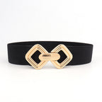 Décoration de joint de taille large pour femme avec ceinture élastique