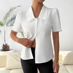 Chemisier en mousseline chic pour femme – collection Printemps