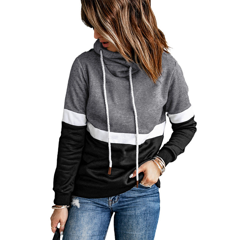 Pull Femme Automne et Hiver Couleur Unie Épissage