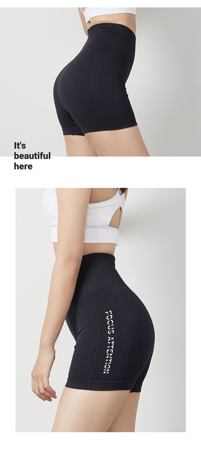 Shorts de yoga fitness moulants pour femmes