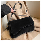Sac à bandoulière mat rétro pour femme