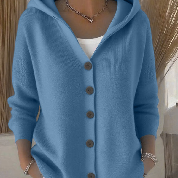 Manteau décontracté à capuche pour femme