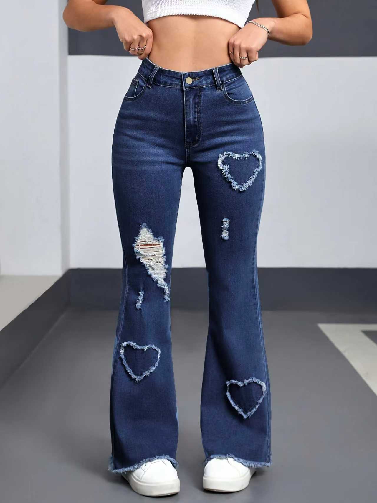 Jeans en jean décontractés et élégants pour femme