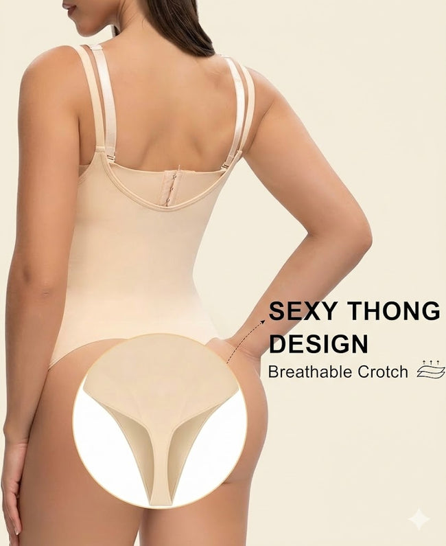 Bodys galbant ventre plat gainant sans couture taille haute pour femme Main Image
