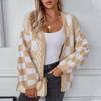 Pull pour femme ample à manches lanternes