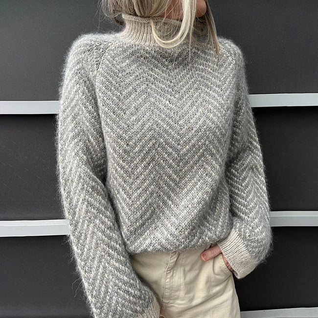 New High Neck Sweater For Women Hover Image