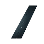 Ceinture noire en similicuir PU simple avec boucle ardillon métallique