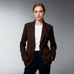Blazer décontracté élégant de style coréen pour femmes – axé sur le design
