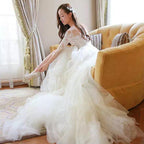 Robe de mariée Manches en dentelle
