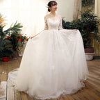 Robe de mariée Manches en dentelle