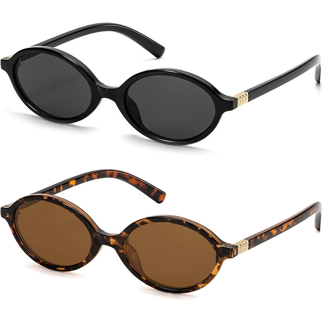 Lunettes de soleil polyvalentes à monture fine pour femmes et hommes Main Image