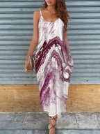 Robe ample à imprimé pour femme