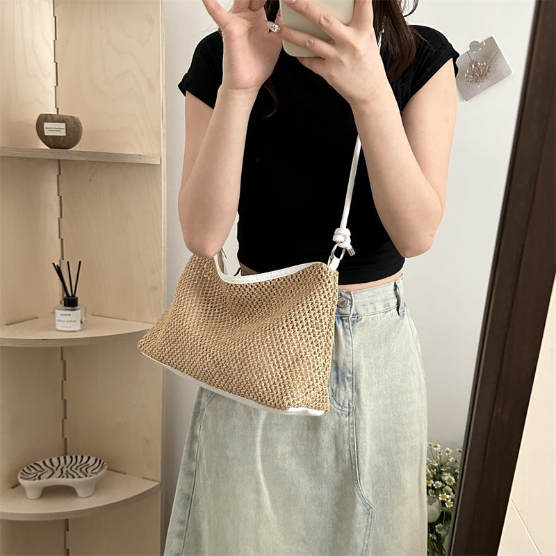Sac Fourre-Tout Rétro Minimaliste Élégant Pour Femme