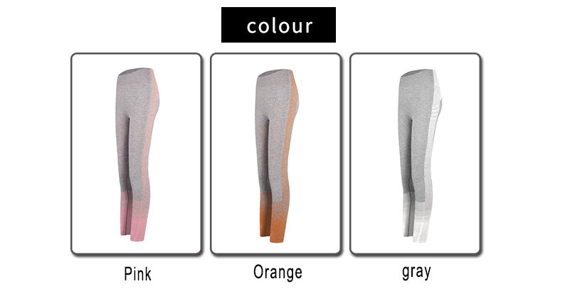 Legging de sport taille haute femme tricoté pour entraînement course yoga